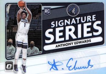 2020-21 Donruss Optic - Signature Series Holo #SS-AED Anthony Edwards Front