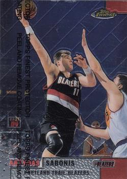 1999-00 Finest #38 Arvydas Sabonis Front