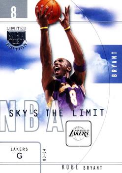 2003-04 SkyBox LE - Sky's the Limit #8 SL Kobe Bryant Front