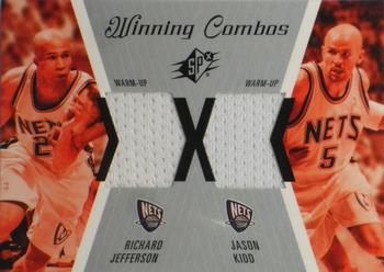 2003-04 SPx - Winning Materials Combos #WC4 Richard Jefferson / Jason Kidd Front