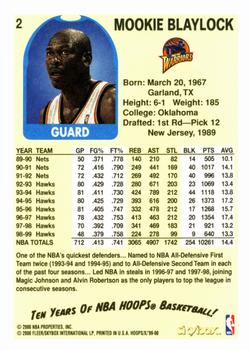 1999-00 Hoops Decade #2 Mookie Blaylock Back