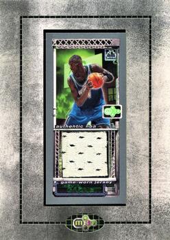 2003-04 Topps Rookie Matrix - Mini Relics #MR-KG Kevin Garnett Front