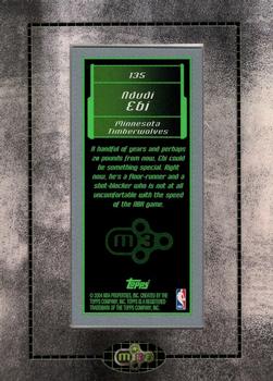 2003-04 Topps Rookie Matrix - Rookie Frames #135 Ndudi Ebi Back