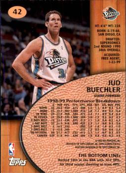 1999-00 Stadium Club #42 Jud Buechler Back