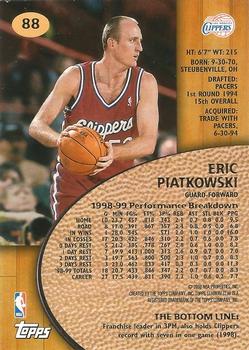 1999-00 Stadium Club #88 Eric Piatkowski Back