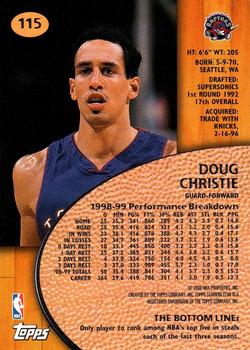 1999-00 Stadium Club #115 Doug Christie Back