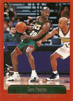 1999-00 Topps #20 Gary Payton Front