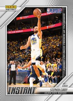 NBA 2021-22 Instant Basketball Stephen Curry Trading Card (2,974: I Got That Baby!)
