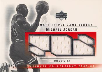2003-04 Upper Deck Ultimate Collection - Jerseys Triple #MJ-3J Michael Jordan Front