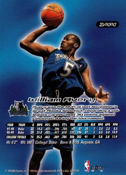 1999-00 Ultra #144 William Avery Back