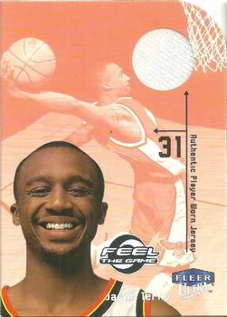 1999-00 Ultra - Feel the Game #8 FG Jason Terry Front