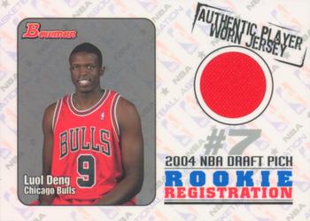 2004-05 Bowman - Rookie Registration Relics #ROR-LD Luol Deng Front