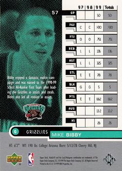 1999-00 Upper Deck HoloGrFX #57 Mike Bibby Back