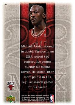 1999-00 Upper Deck MVP #197 Michael Jordan Back