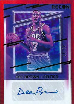2020-21 Panini Recon - Recon Signatures Red #RS-DEE Dee Brown Front