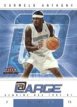 2004-05 Fleer Genuine - At Large #7AL Carmelo Anthony Front