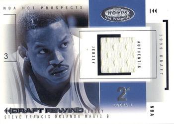 2004-05 Hoops Hot Prospects - Draft Rewind Jerseys #DR/SF Steve Francis Front