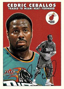 2000-01 Fleer Tradition #167 Cedric Ceballos Front