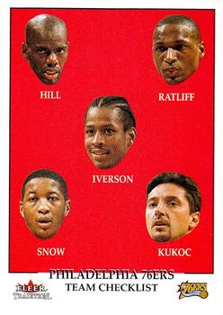 2000-01 Fleer Tradition #291 Philadelphia 76ers Front