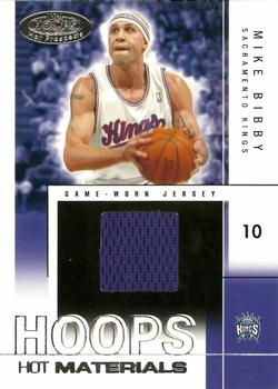 2004-05 Hoops Hot Prospects - Hot Materials #HM-MB Mike Bibby Front