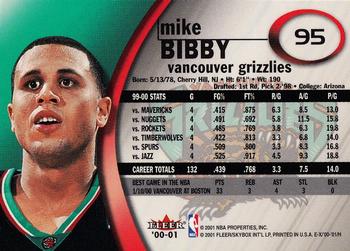 2000-01 E-X #95 Mike Bibby Back