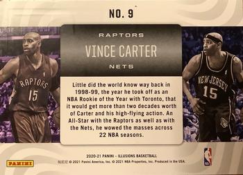 2020-21 Panini Illusions - Career Lineage #9 Vince Carter Back
