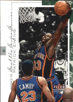 2000-01 Fleer Genuine #19 Patrick Ewing Front