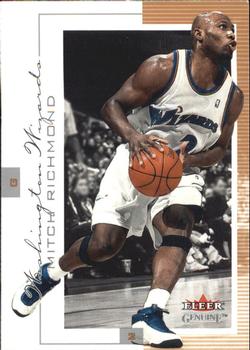 2000-01 Fleer Genuine #28 Mitch Richmond Front