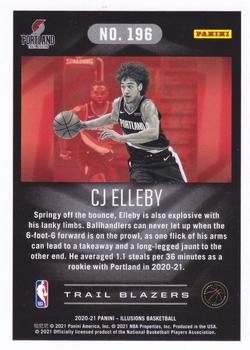 2020-21 Panini Illusions - Orange #196 CJ Elleby Back