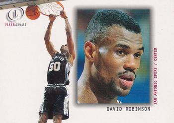 2000-01 Fleer Legacy #23 David Robinson Front