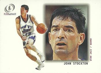 2000-01 Fleer Legacy #24 John Stockton Front