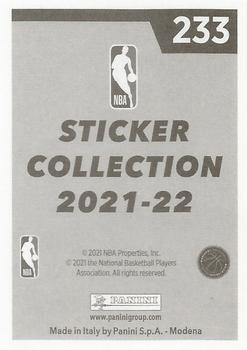 2021-22 Panini NBA Sticker & Card Collection European Edition #233 Pat Connaughton Back