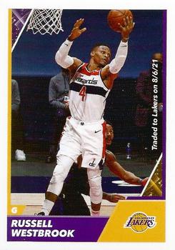 2021-22 Panini NBA Sticker & Card Collection European Edition #371 Russell Westbrook Front