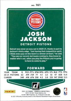 2021-22 Donruss #161 Josh Jackson Back