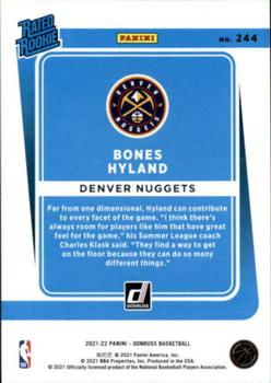 2021-22 Donruss #244 Bones Hyland Back