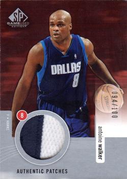 2004-05 SP Game Used - Authentic Patches #AP-AW Antoine Walker Front