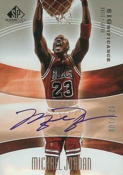2004-05 SP Game Used - SIGnificance #SIG-MJ Michael Jordan Front