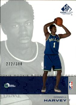 2000-01 SP Game Floor #95 Donnell Harvey Front