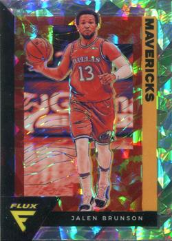 2020-21 Panini Flux - Fanatics Cracked Ice #39 Jalen Brunson Front