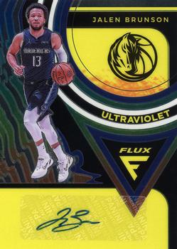 2020-21 Panini Flux - Ultraviolet Signatures #UV-JBR Jalen Brunson Front