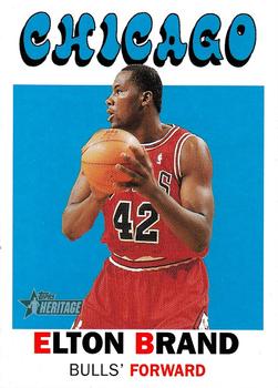 2000-01 Topps Heritage #13 Elton Brand Front