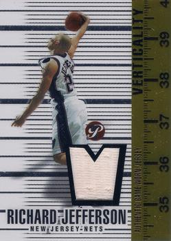 2004-05 Topps Pristine - Verticality #VT-RJ Richard Jefferson Front