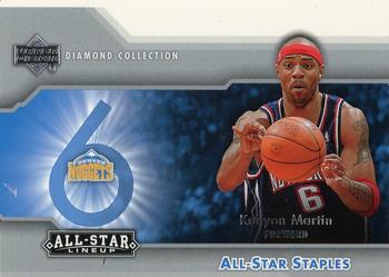 2004-05 Upper Deck All-Star Lineup - All-Star Staples #ST-KM Kenyon Martin Front