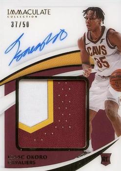 2020-21 Panini Immaculate Collection - Premium Patch Autographs #PPA-ISO Isaac Okoro Front