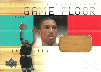 2000-01 Upper Deck Hardcourt - Game Floor #SA-F Shareef Abdur-Rahim Front