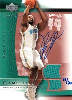 2004-05 Upper Deck Ultimate Collection - Autographed Buybacks #BD-J Baron Davis Front