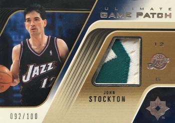 2004-05 Upper Deck Ultimate Collection - Game Patches #UGP-JS John Stockton Front