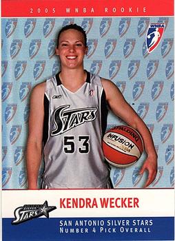 2005 Rittenhouse WNBA - Rookies #RC4 Kendra Wecker Front