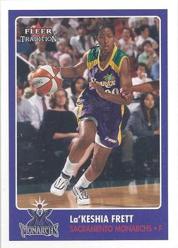 2001 Fleer Tradition WNBA #153 La'Keshia Frett Front