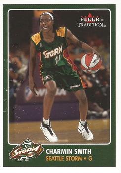 2001 Fleer Tradition WNBA #159 Charmin Smith Front